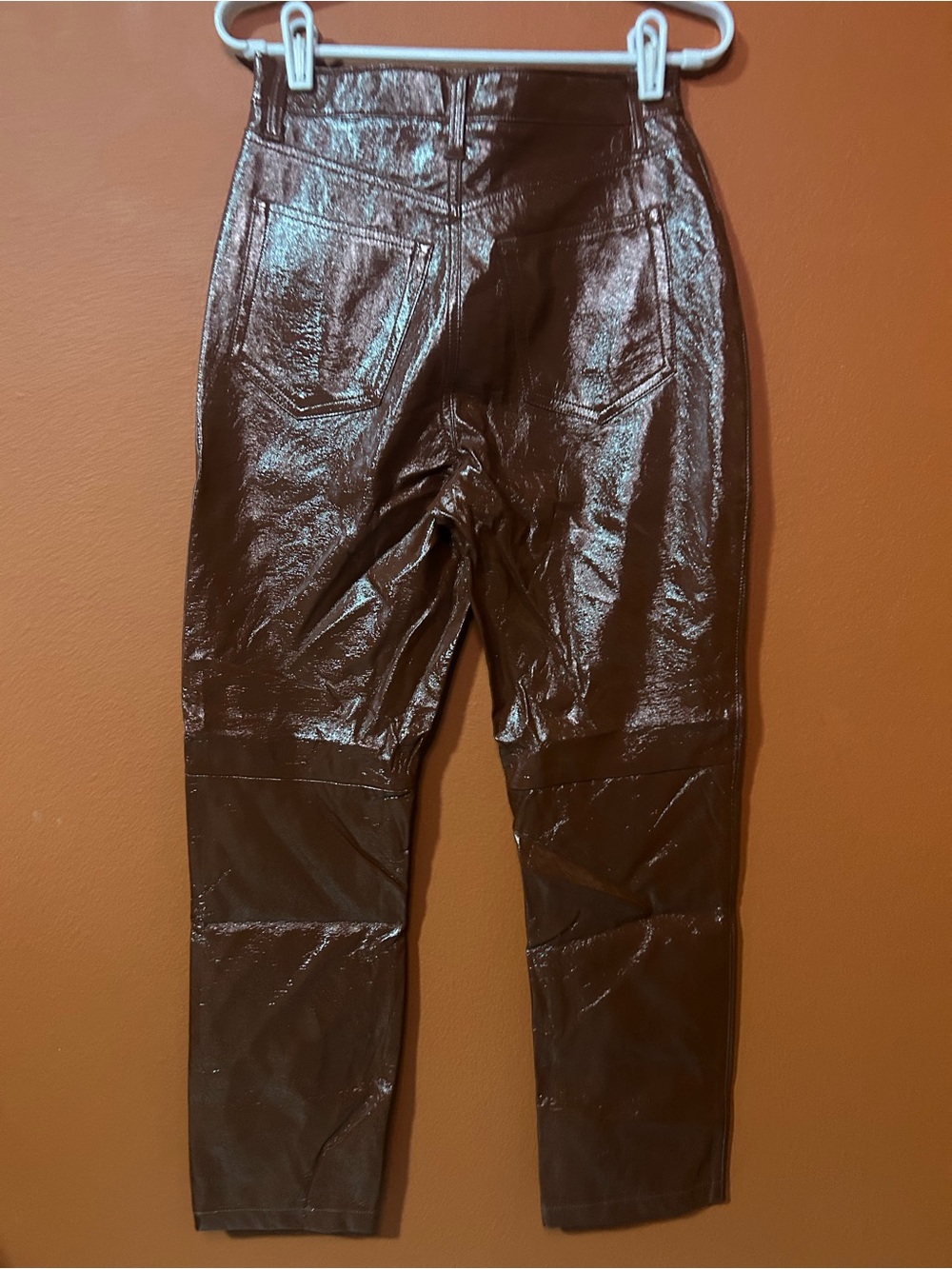 Abercrombie & Fitch Brown Glossy woman’s Pants - Picture 5 of 5